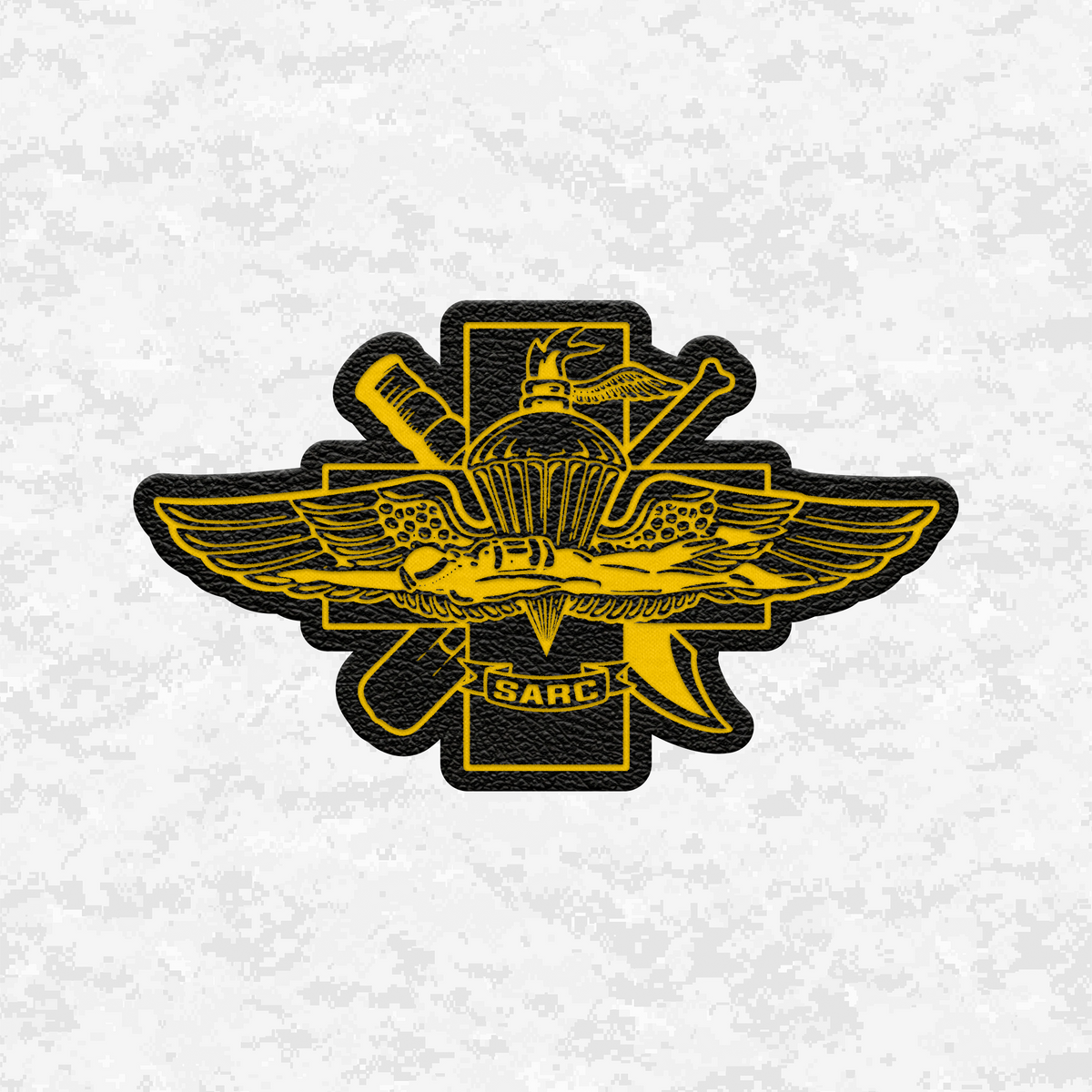 SARC Special Amphibious Reconnaissance Corpsman | Leather Patch | Velcro Backed