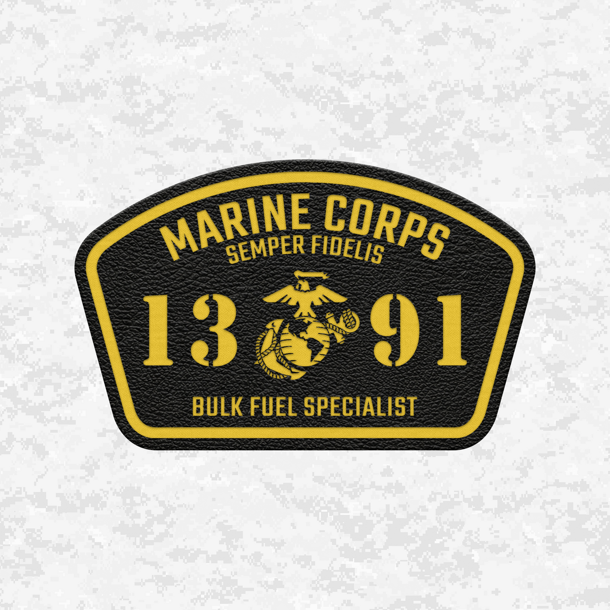 MOS 1391 Bulk Fuel Specialist | Leather Patch | Velcro Backed