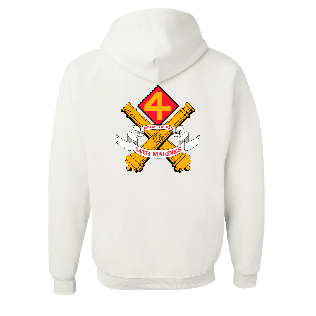 1st Battalion 14th Marines Unit "At the Ready" Hoodie