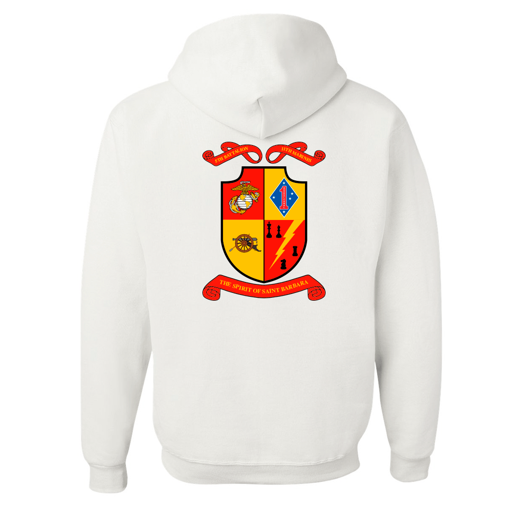 5th Battalion 11th Marines Unit "Steel Rain" Hoodie