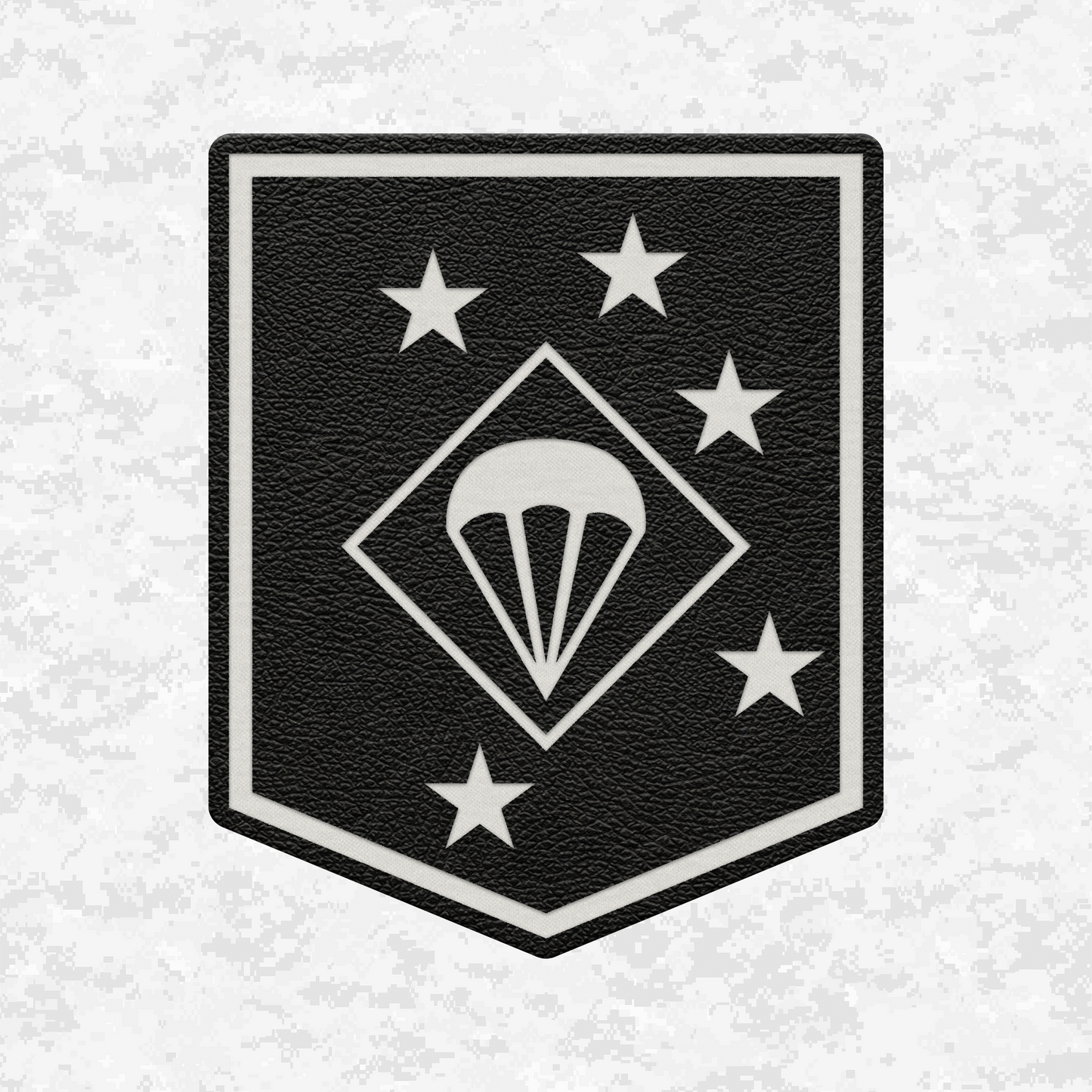 1st MAC Parachute Battalion | Leather Patch | Velcro Backed