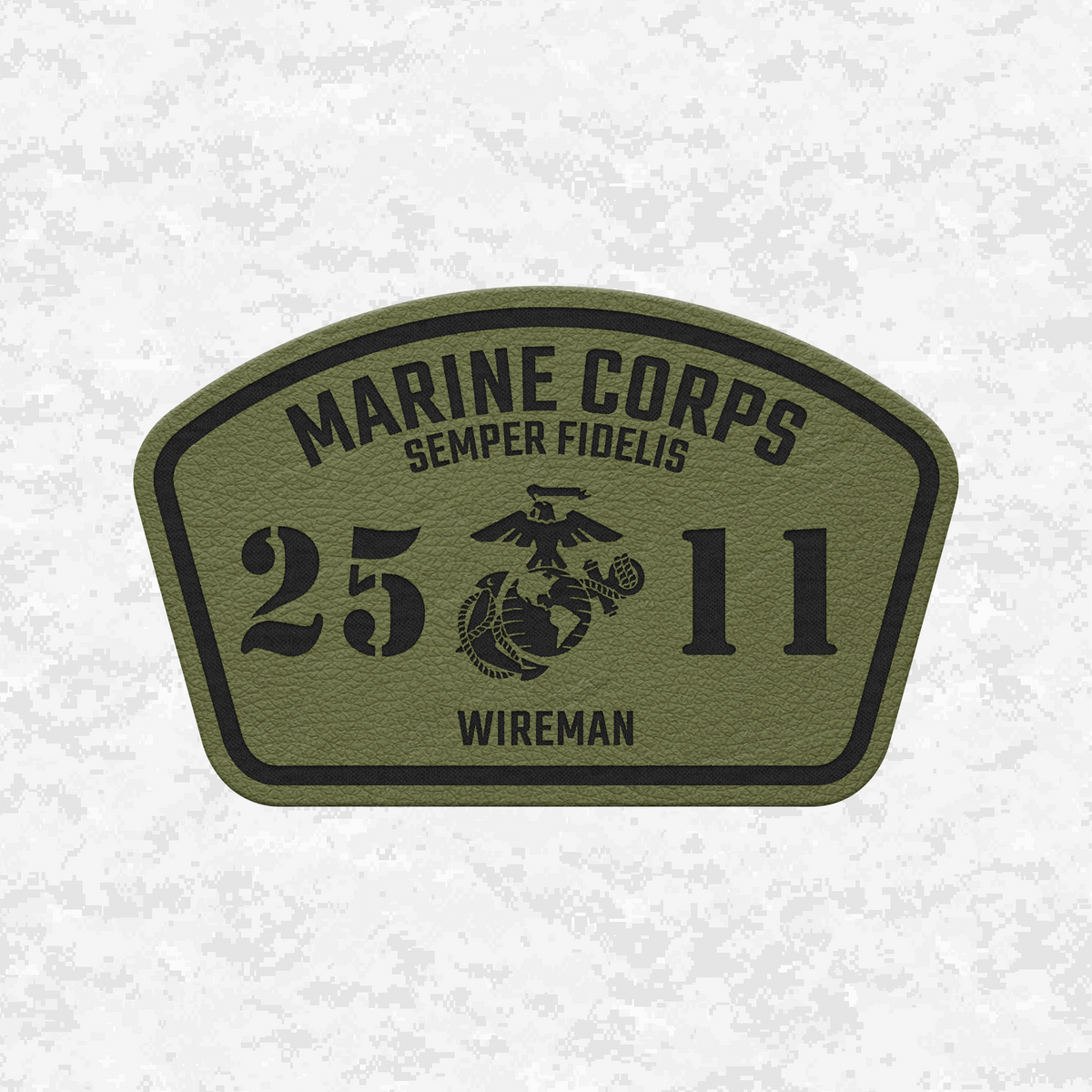 MOS 2511 Wireman | Leather Patch | Velcro Backed