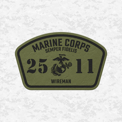 MOS 2511 Wireman | Leather Patch | Velcro Backed
