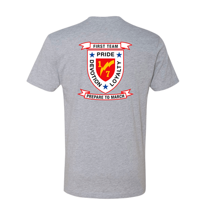 1st Battalion 7th Marines Unit "First Team" Shirt