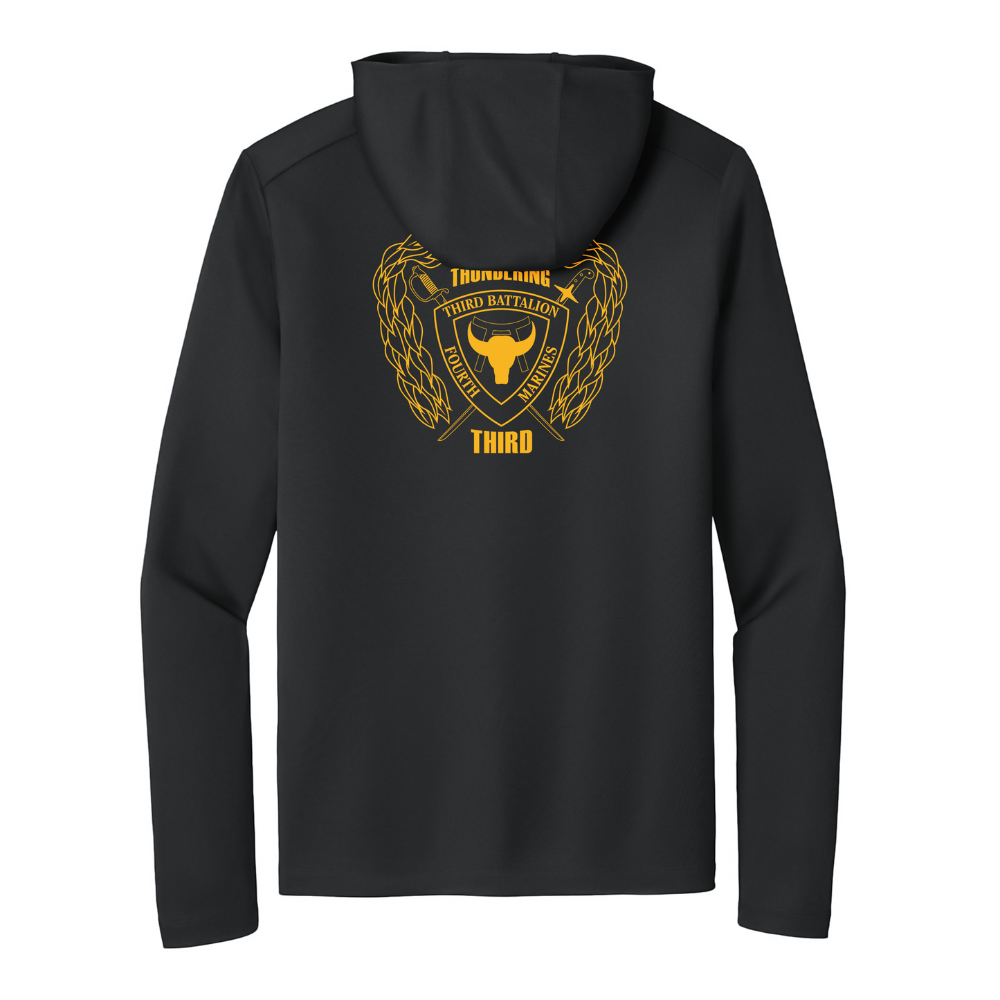 3rd Battalion 4th Marines Unit "Thundering Third" DRIFIT Long sleeve, Hoodie