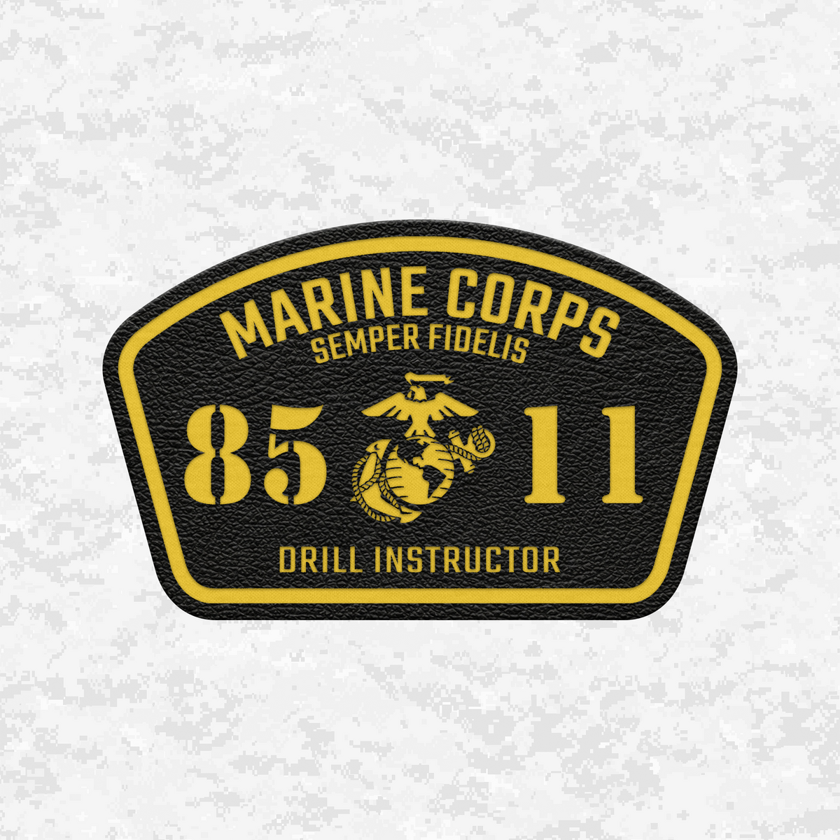 MOS 8511 Drill Instructor | Leather Patch | Velcro Backed