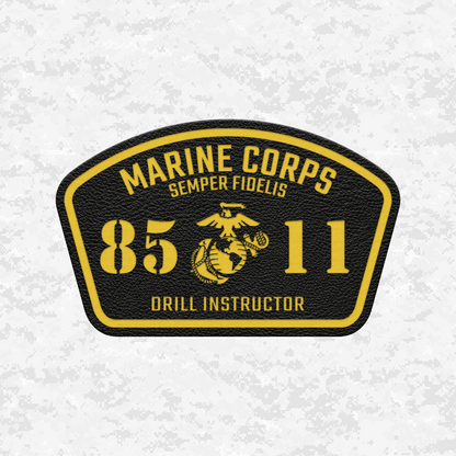 MOS 8511 Drill Instructor | Leather Patch | Velcro Backed