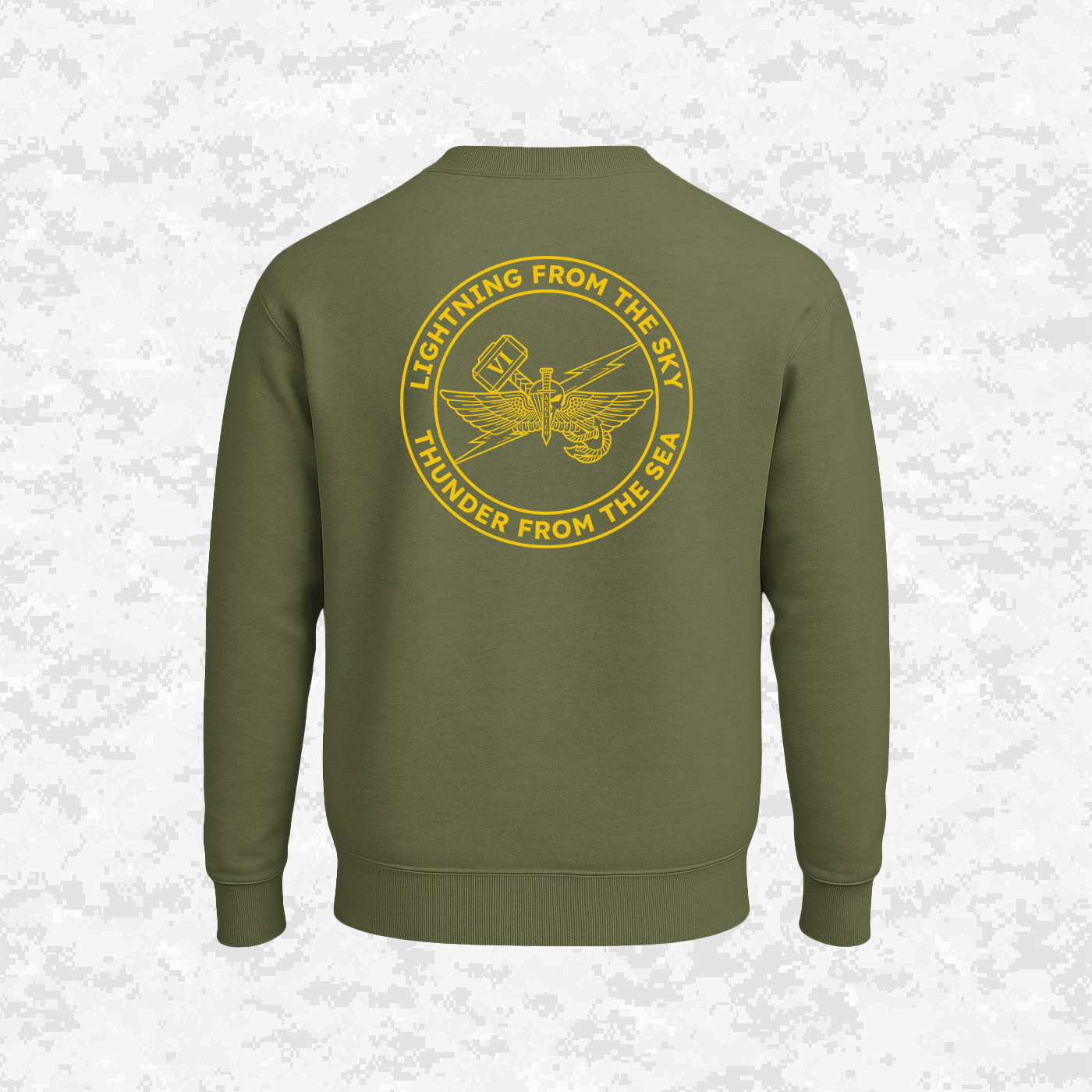 6th ANGLICO | Lightning From The Sky, Thunder From The Sea | Sweatshirt