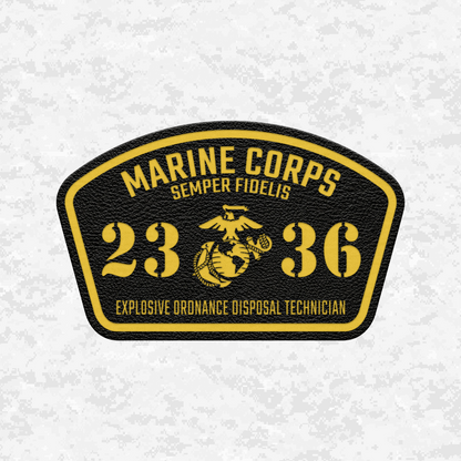MOS 2336 Explosive Ordnance Disposal Technician | Leather Patch | Velcro Backed