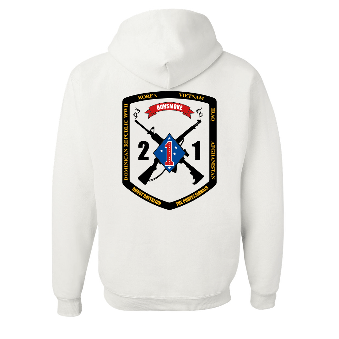 2nd Battalion 1st Marines Unit "Gunsmoke" Hoodie