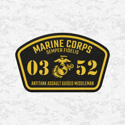 MOS 0352 Antitank Missileman | Leather Patch | Velcro Backed