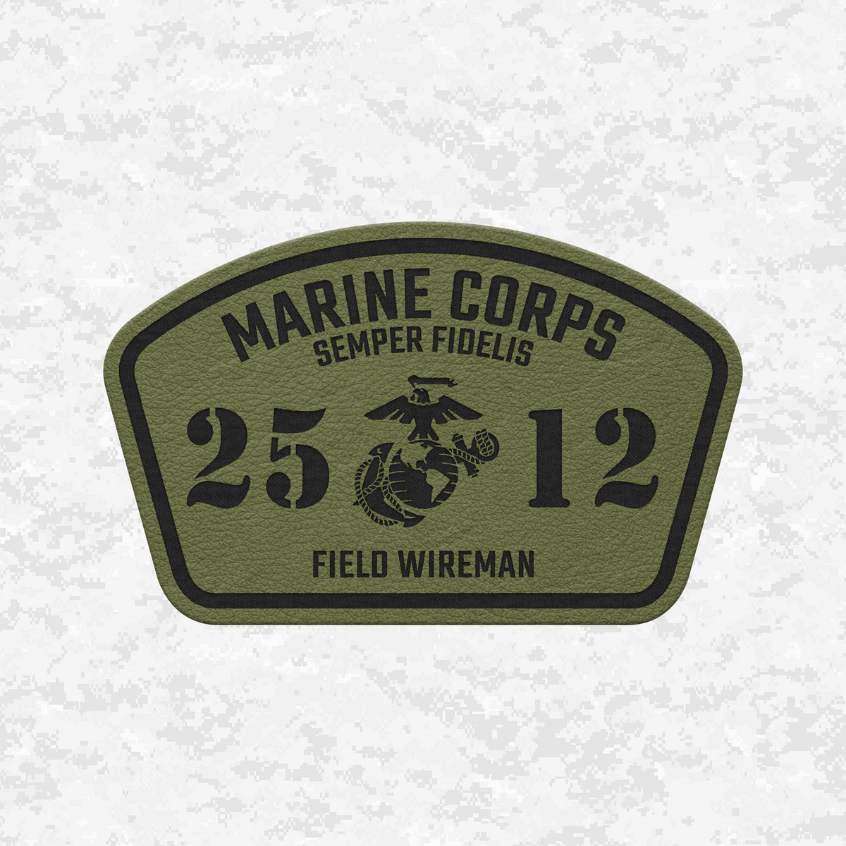 MOS 2512 Field Wireman | Leather Patch | Velcro Backed