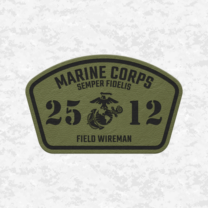 MOS 2512 Field Wireman | Leather Patch | Velcro Backed