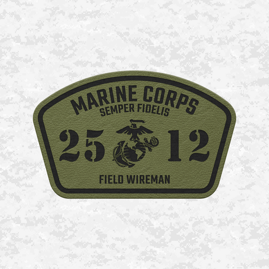 MOS 2512 Field Wireman | Leather Patch | Velcro Backed