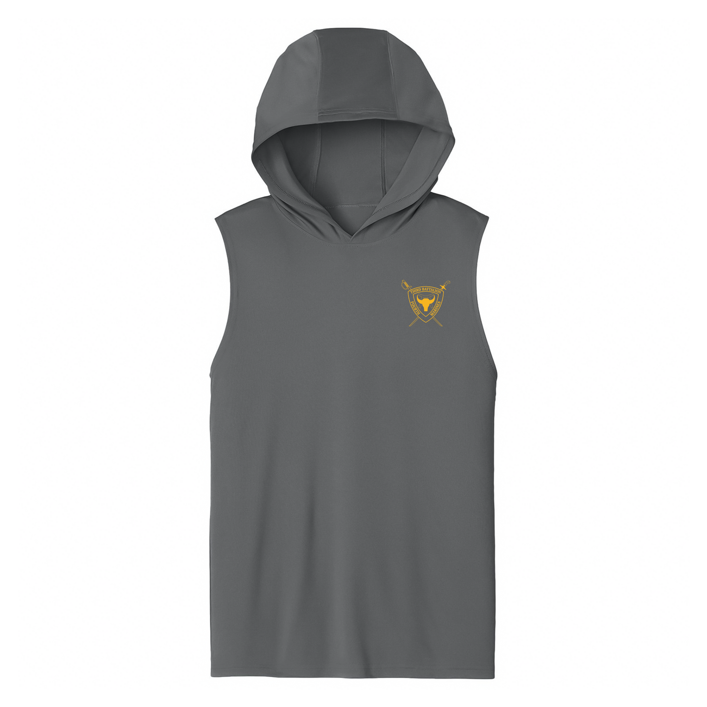 3rd Battalion 4th Marines Unit "Thundering Third" DRIFIT Sleeveless, Tank, Sleeveless Hoodie