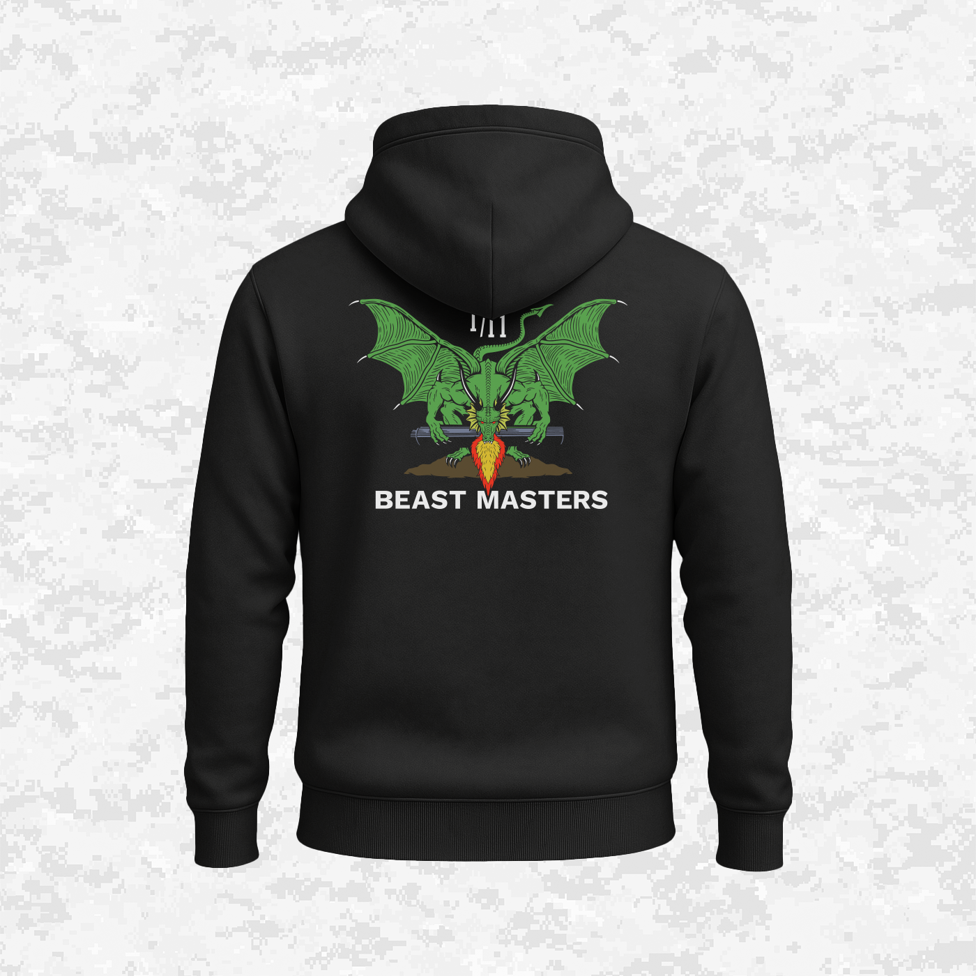1st Bn 11th marines Bravo "Beast Masters" | Hoodie