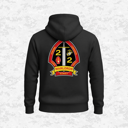 2nd Battalion 2nd Marines Unit "Warlords" Classic Edition #3 | Hoodie