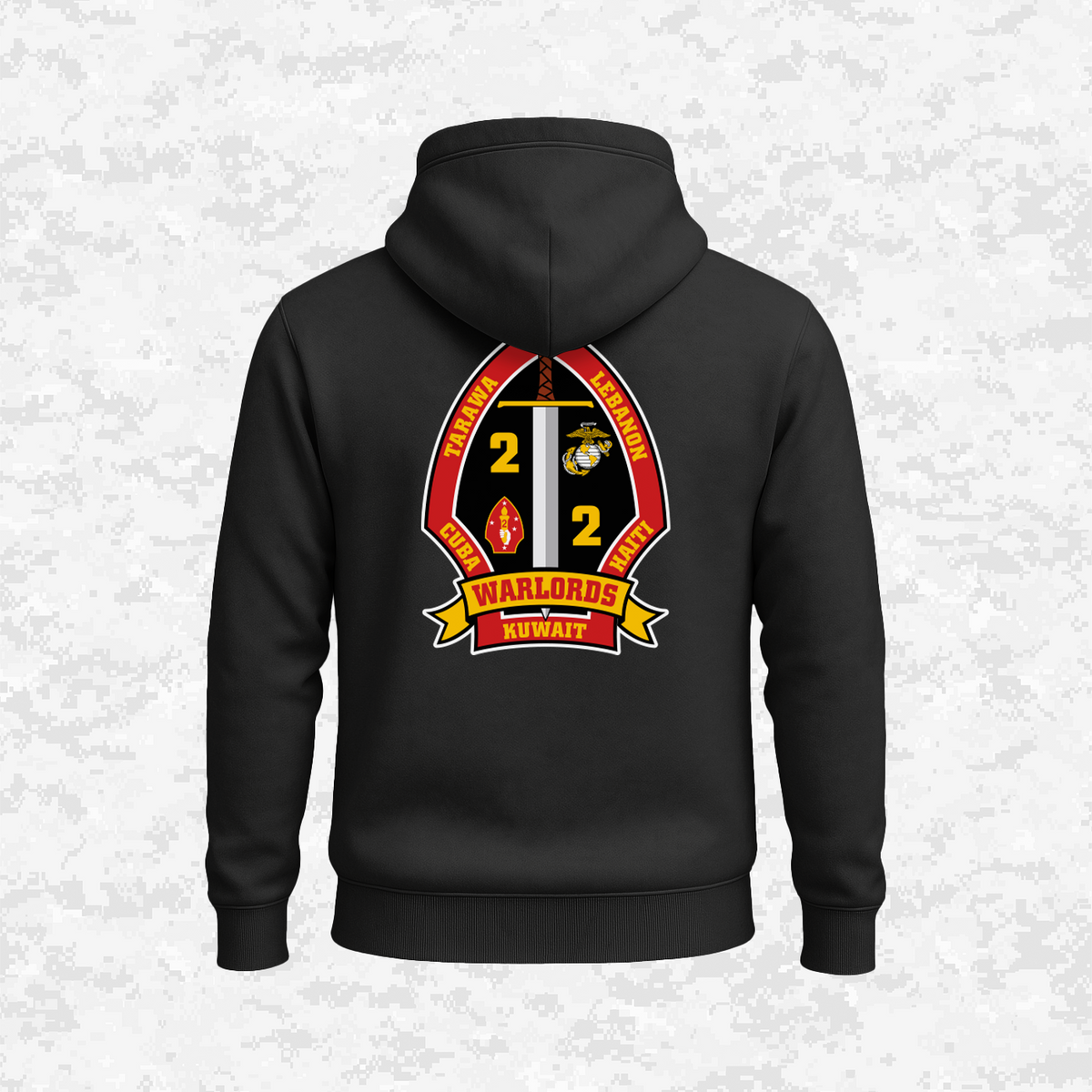 2nd Battalion 2nd Marines Unit "Warlords" #4 | Hoodie
