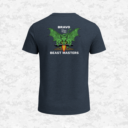 1st Bn 11th marines Bravo "Beast Masters" | T-shirt