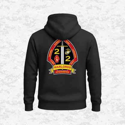 2nd Battalion 2nd Marines Unit "Warlords" Classic Edition #1 | Hoodie