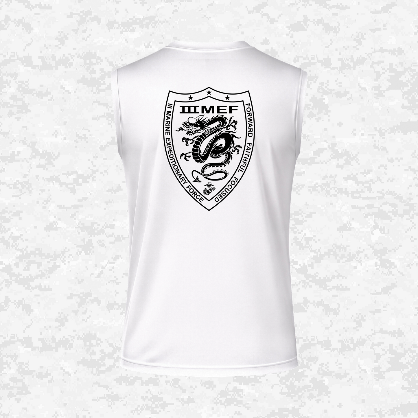 III MEF | III Marine Expeditionary Force | DRIFIT Sleeveless, Tank, Sleeveless Hoodie