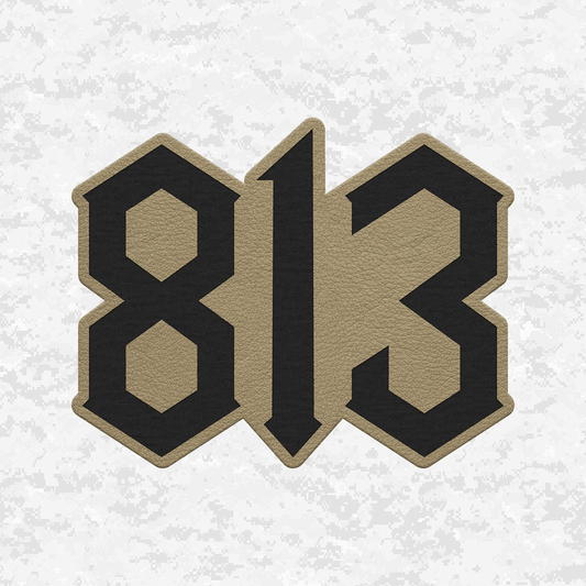 MARSOC 8130 Tactical Team Number | Leather Patch | Velcro Backed
