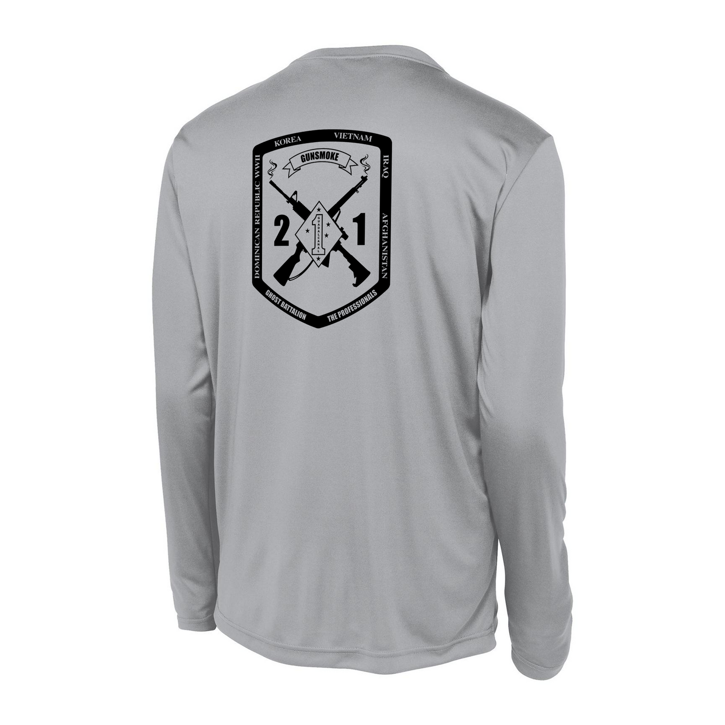 2nd Battalion 1st Marines Unit "Gunsmoke" DRIFIT Long sleeve, Hoodie