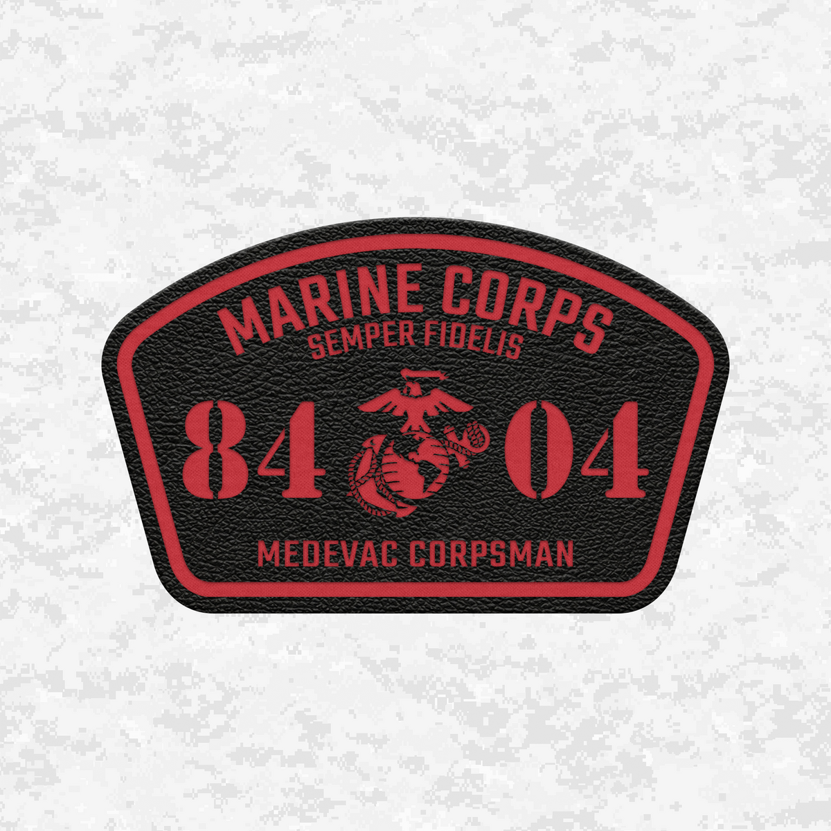MOS HM-8404 Medevac Corpsman | Leather Patch | Velcro Backed