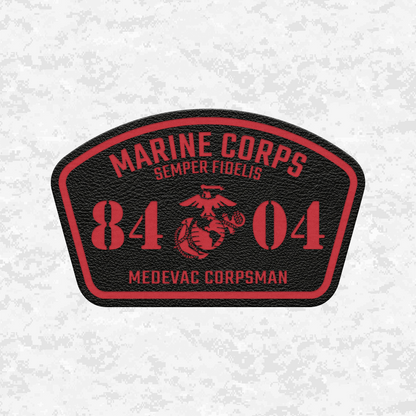 MOS HM-8404 Medevac Corpsman | Leather Patch | Velcro Backed