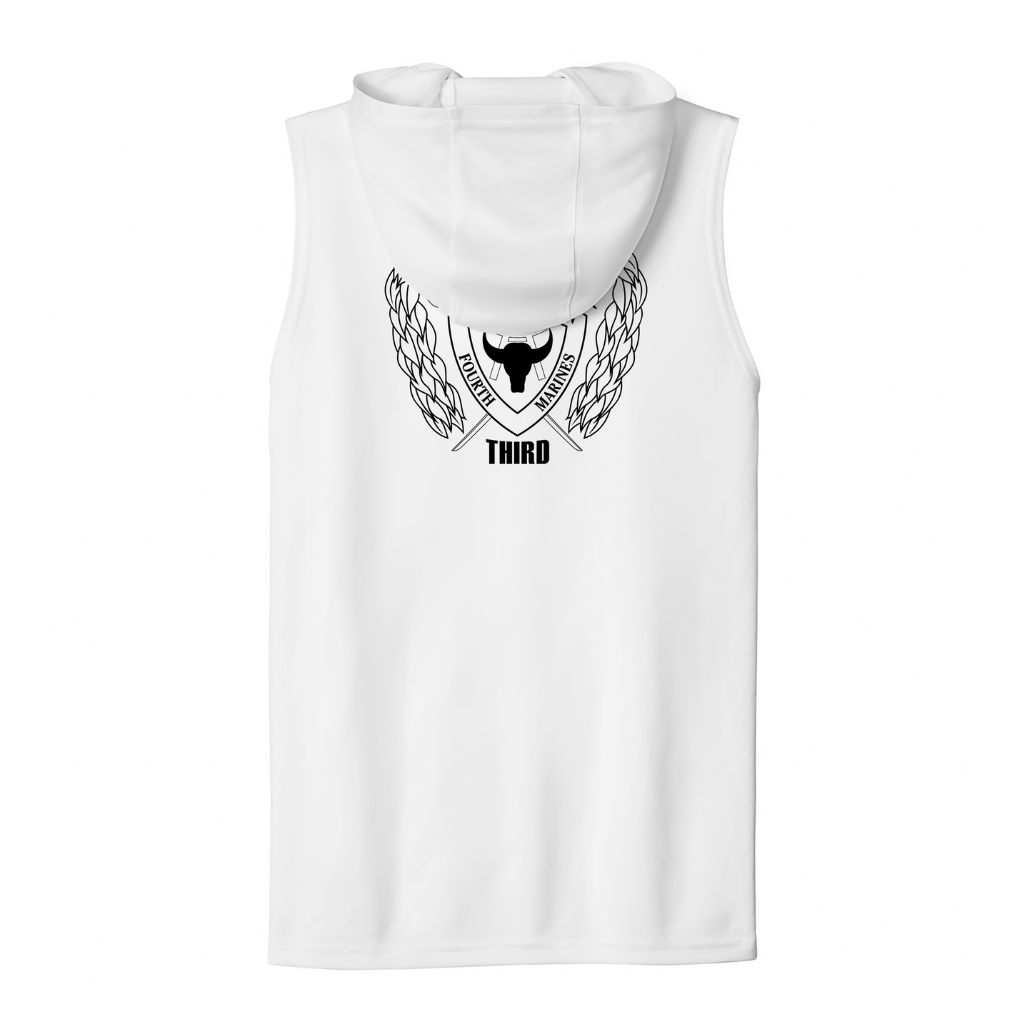 3rd Battalion 4th Marines Unit "Thundering Third" DRIFIT Sleeveless, Tank, Sleeveless Hoodie