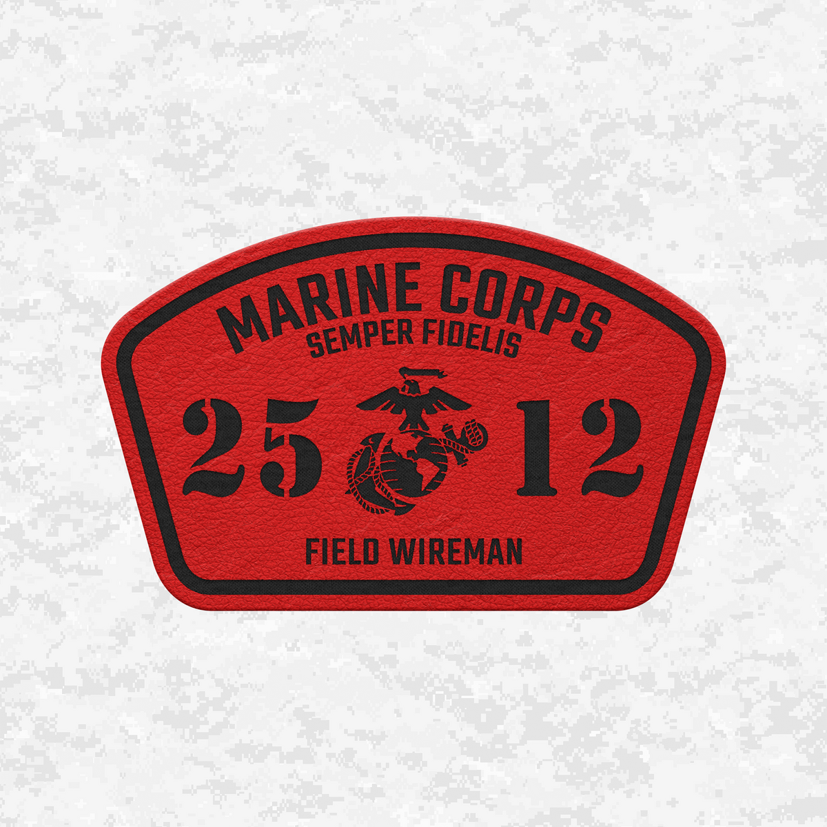 MOS 2512 Field Wireman | Leather Patch | Velcro Backed