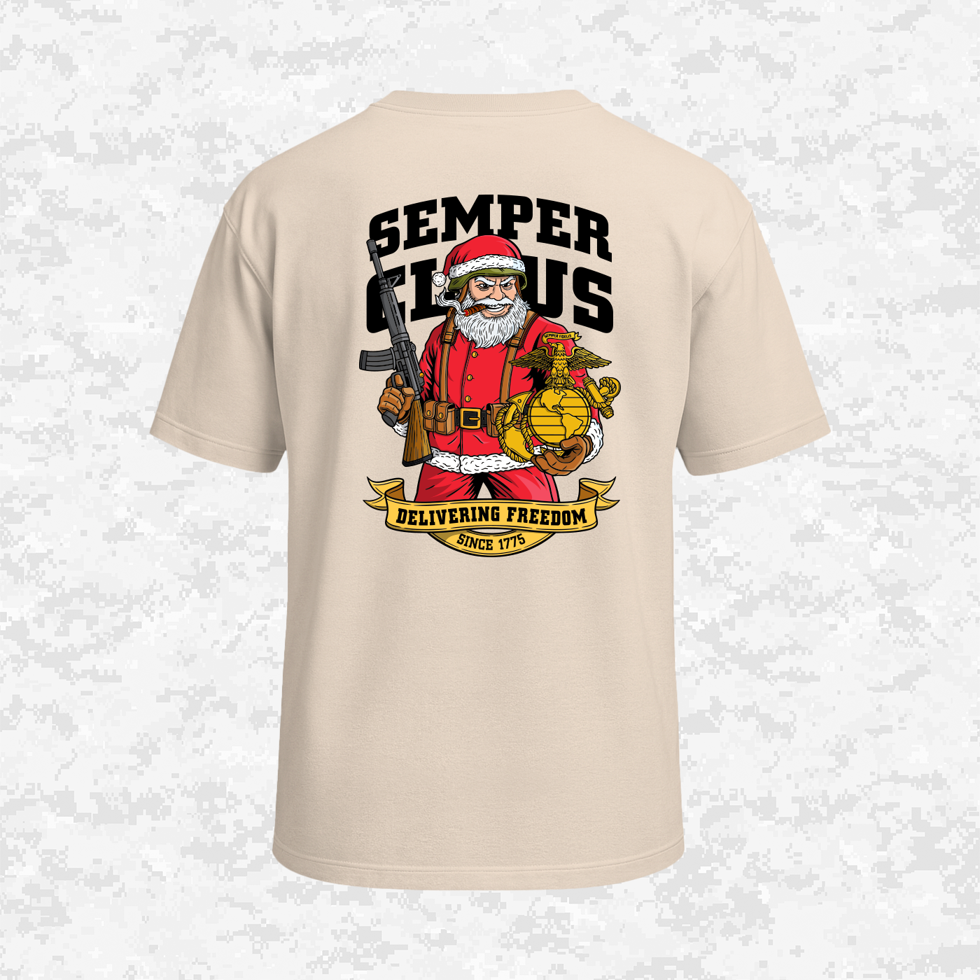 Semper Claus | Delivering Freedom | Oversize T-shirt