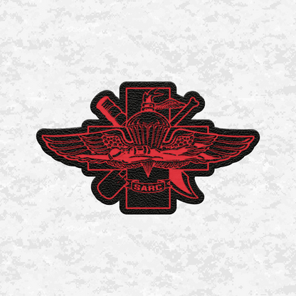 SARC Special Amphibious Reconnaissance Corpsman | Leather Patch | Velcro Backed