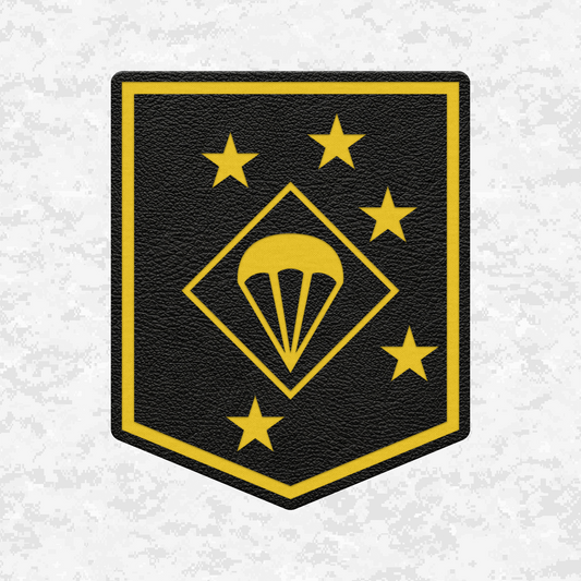 1st MAC Parachute Battalion | Leather Patch | Velcro Backed