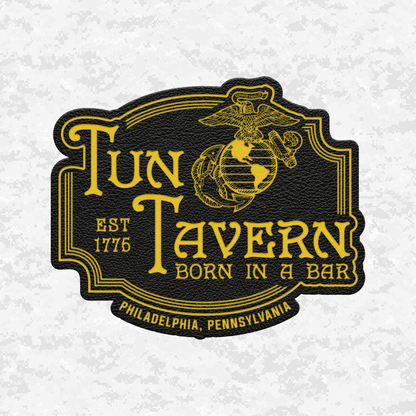 Tun Tavern Est 1775 | Leather Patch | Velcro Backed