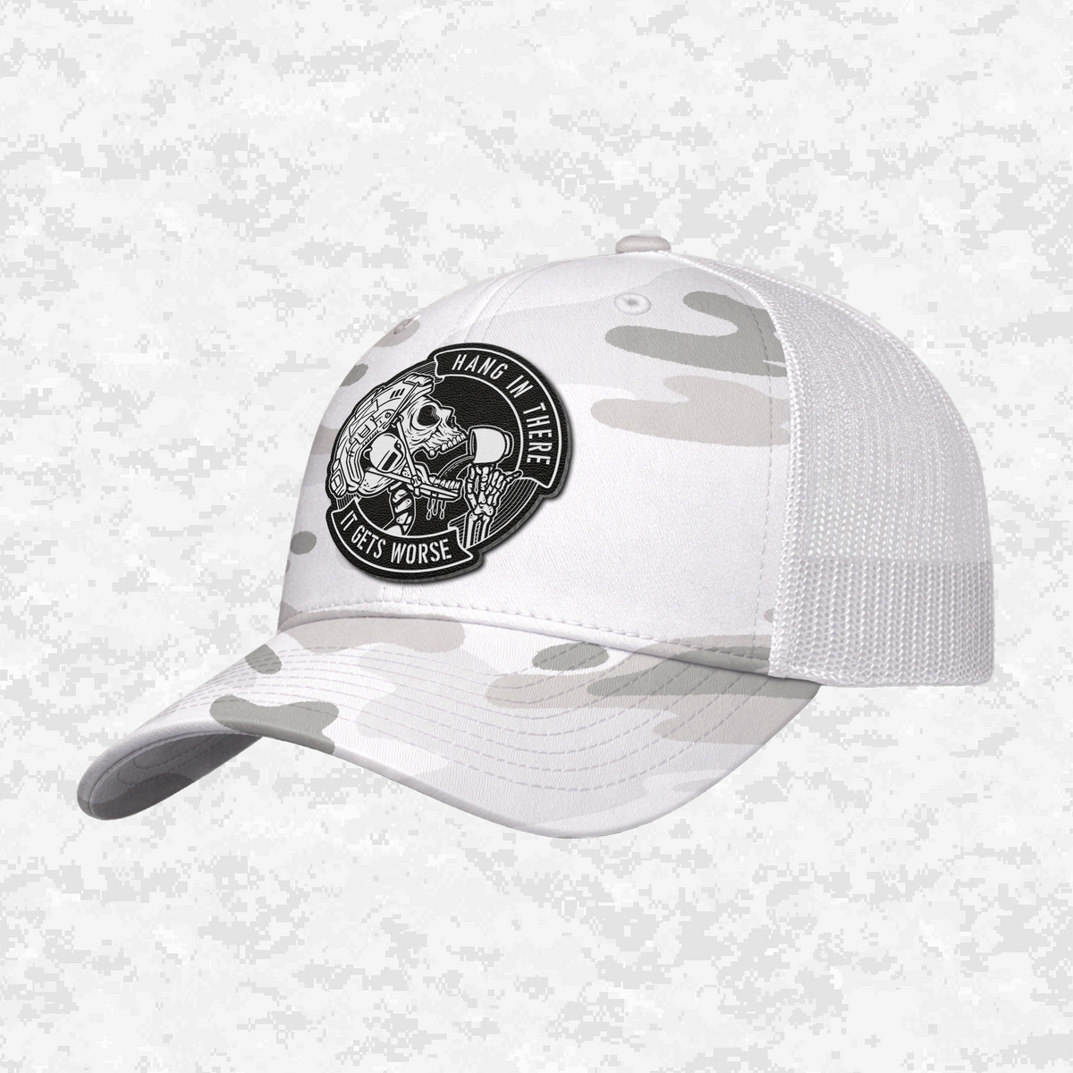 Hang In There It Gets Worse | Snapback Hat