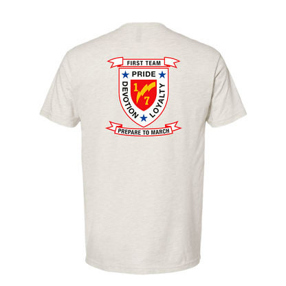 1st Battalion 7th Marines Unit "First Team" Shirt