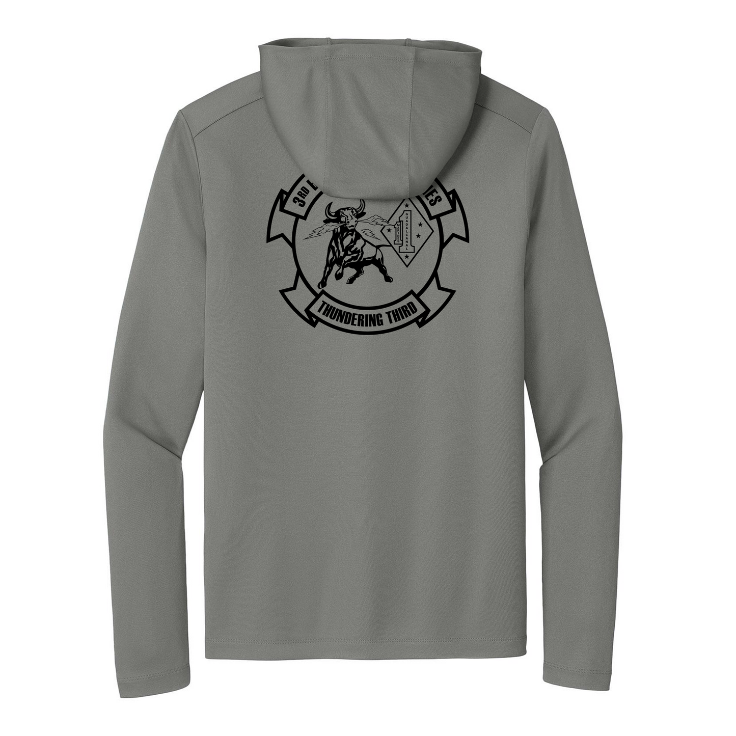 3rd Battalion 1st Marines Unit "Thundering Third" DRIFIT Long sleeve, Hoodie