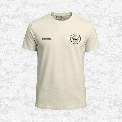 Skating With Purpose - Marine in Skate (marpat forest) | T-shirt