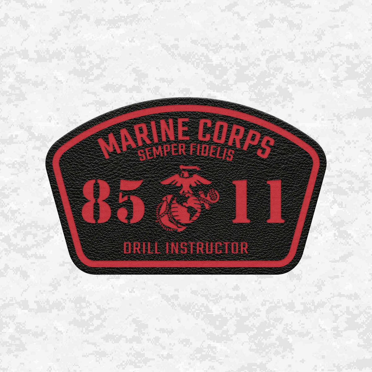 MOS 8511 Drill Instructor | Leather Patch | Velcro Backed