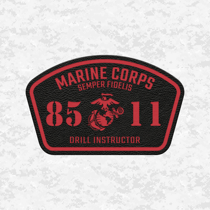MOS 8511 Drill Instructor | Leather Patch | Velcro Backed