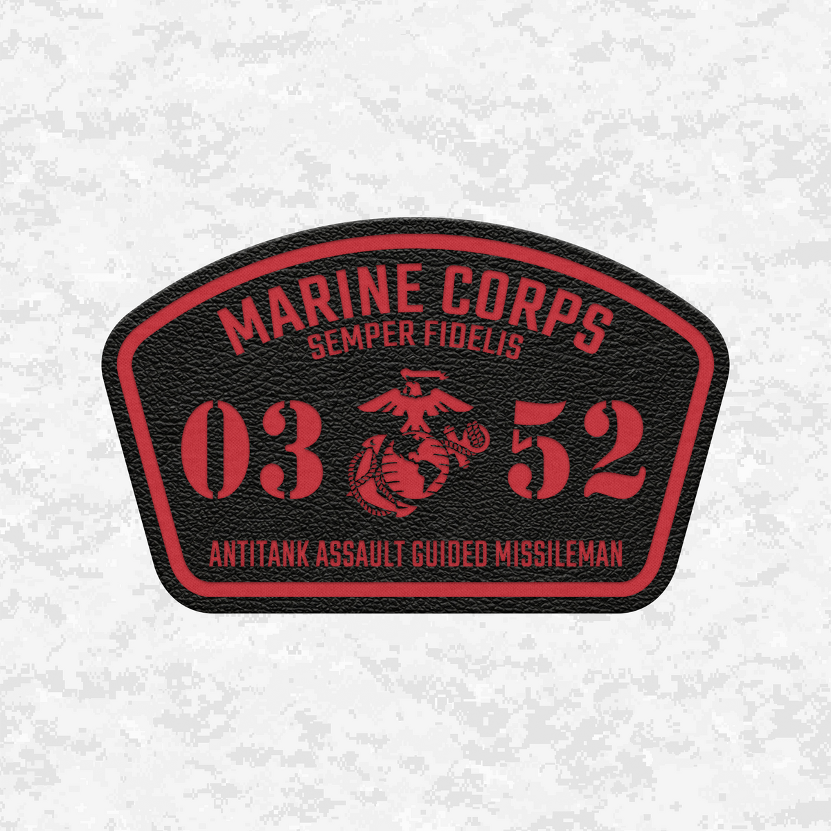 MOS 0352 Antitank Missileman | Leather Patch | Velcro Backed