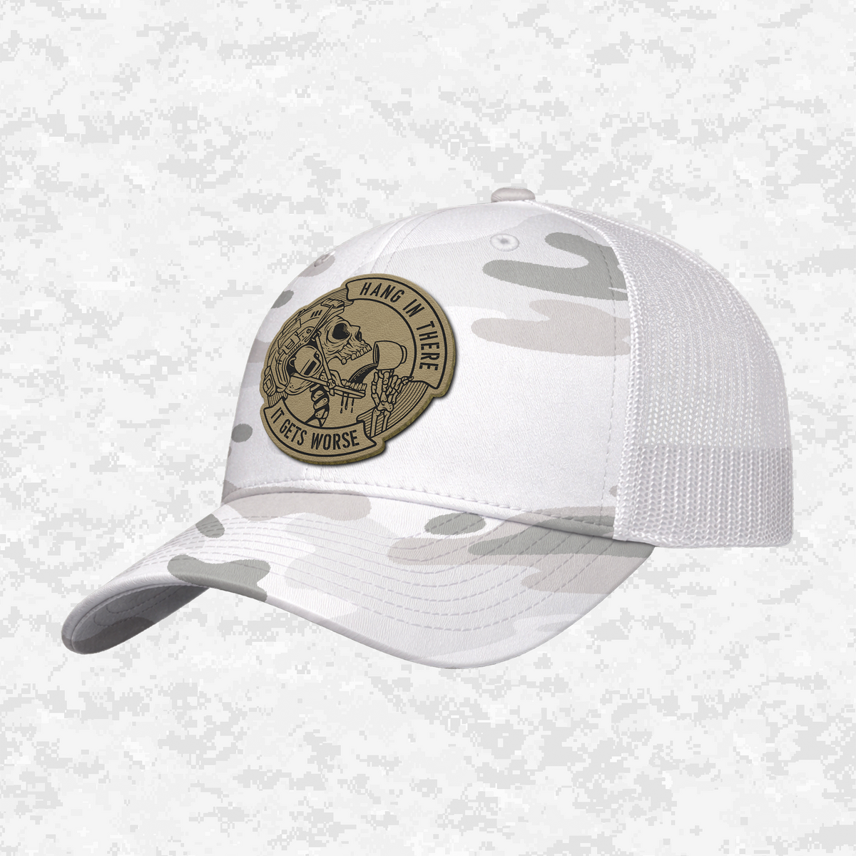 Hang In There It Gets Worse | Snapback Hat