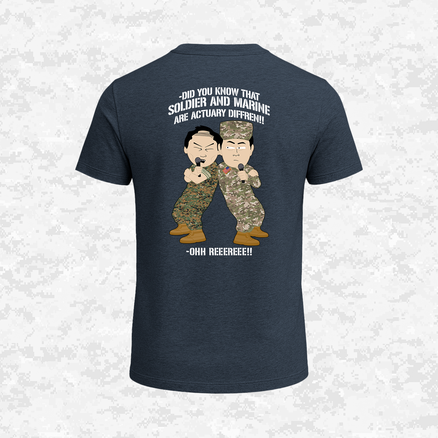 Soldier & Marine Are Diffren!!! | Military Parody | T-shirt