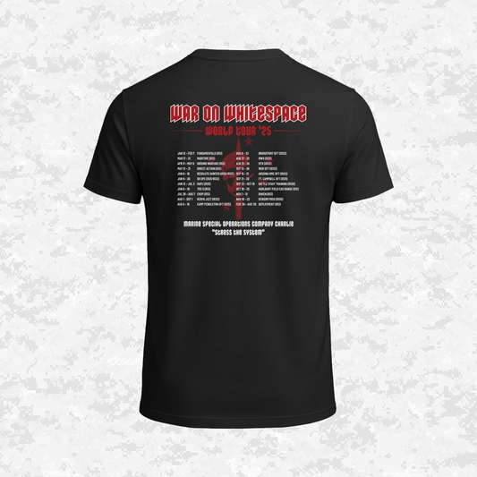 MARSOC 8130 War On Whitespace World Tour '25 | T-shirt