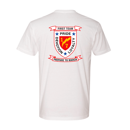 1st Battalion 7th Marines Unit "First Team" Shirt