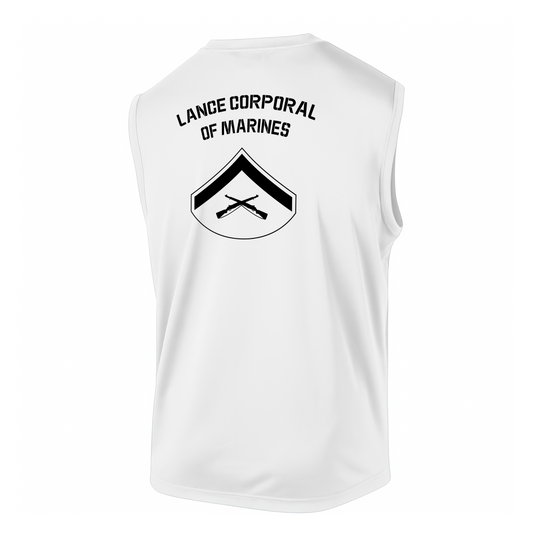 E3 Lance Corporal of Marines DRIFIT Sleeveless, Tank, Sleeveless Hoodie #2