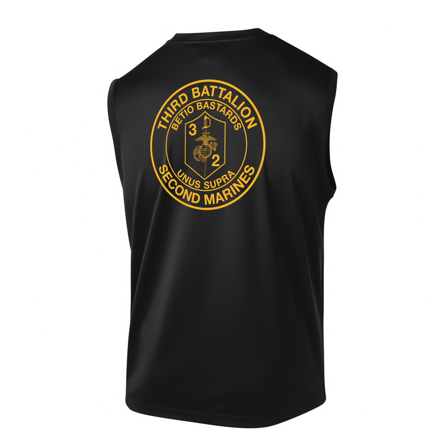 3rd Battalion 2nd Marines Unit "Betio Bastards" DRIFIT Sleeveless, Tank, Sleeveless Hoodie