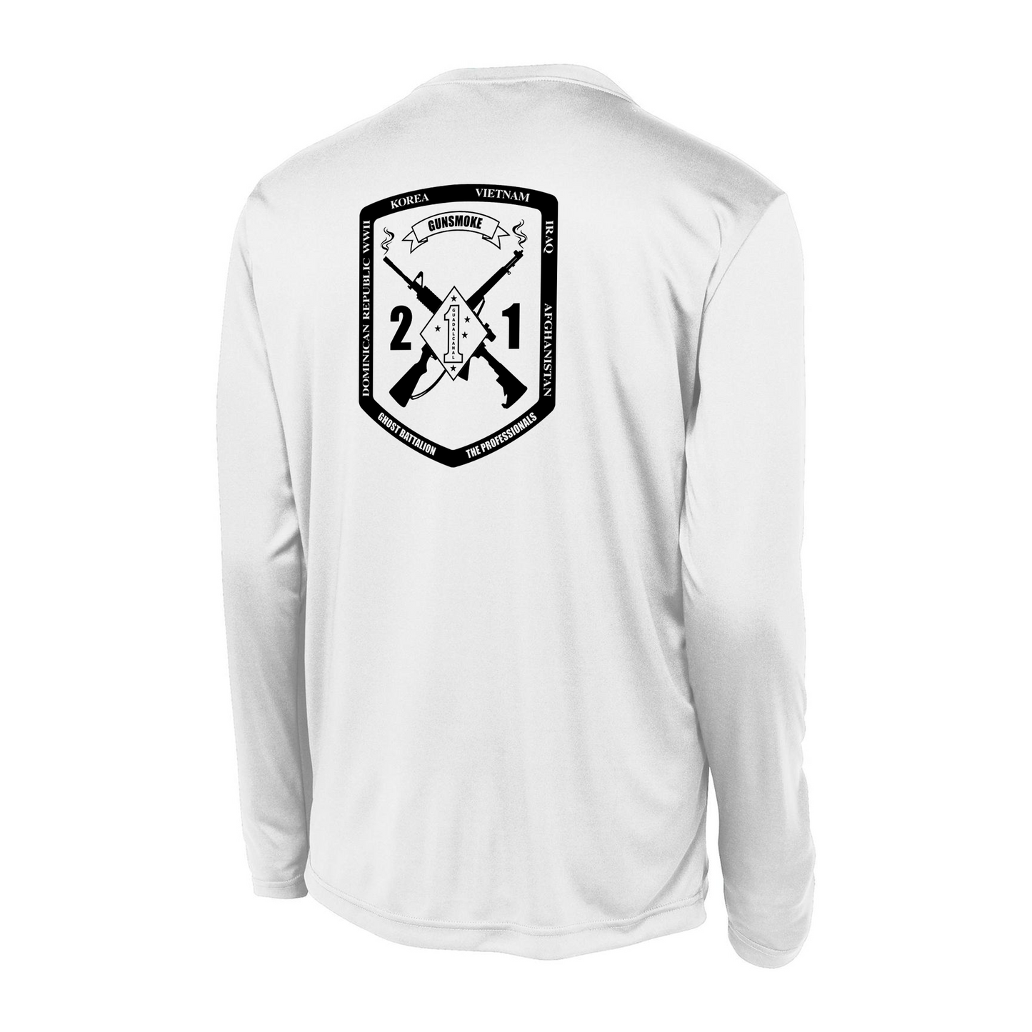 2nd Battalion 1st Marines Unit "Gunsmoke" DRIFIT Long sleeve, Hoodie