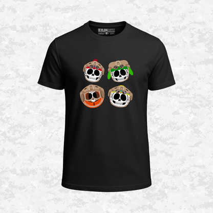 Mountain Town Squad Skulls | Military Parody | T-shirt